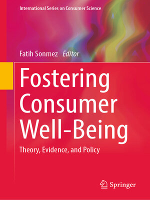 cover image of Fostering Consumer Well-Being